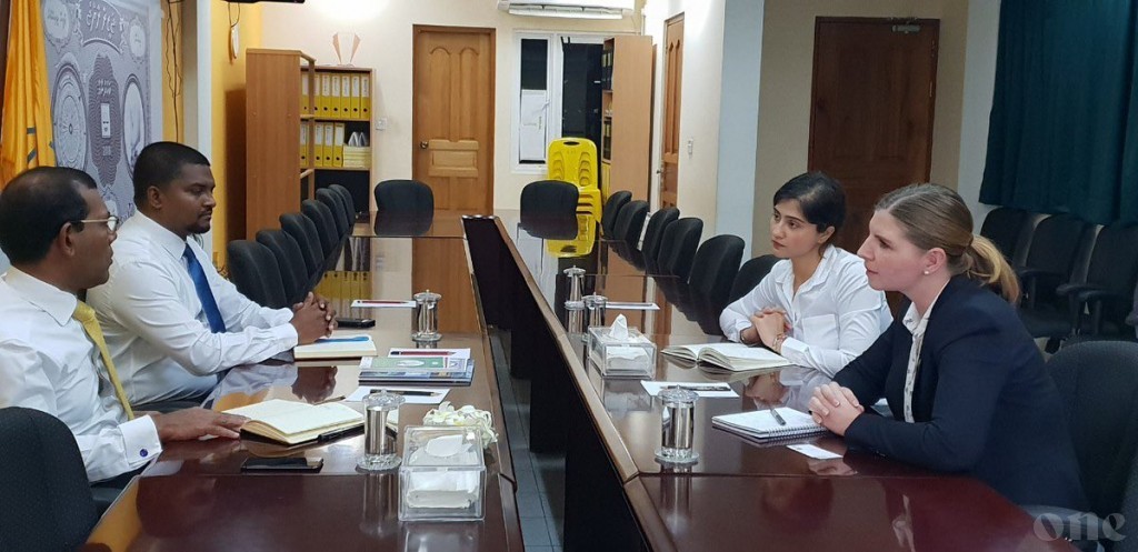 President Nasheed meets with Second Secretary of New Zealand Embassy
