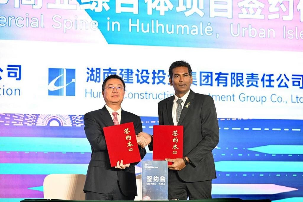 Hulhumale gai 50 million dollar ah 6 commercial imaaraaiy hadhan China kunfunyakaa havaalukohfi