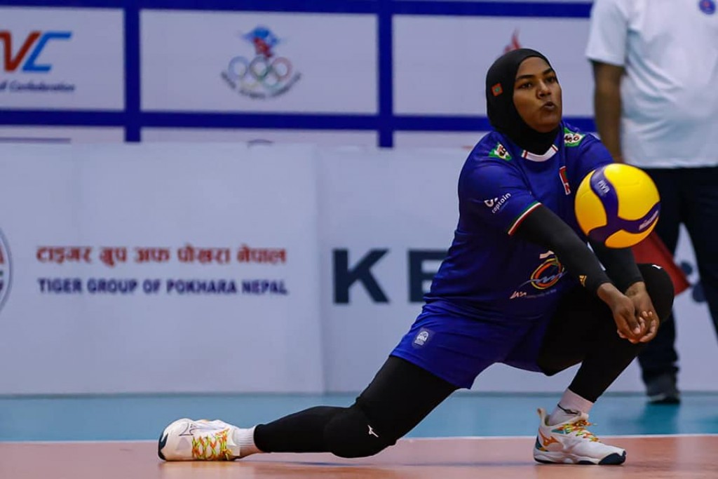 CAVA women's nations league: Raajjein Iran kairin rangalhu vaadhaeh