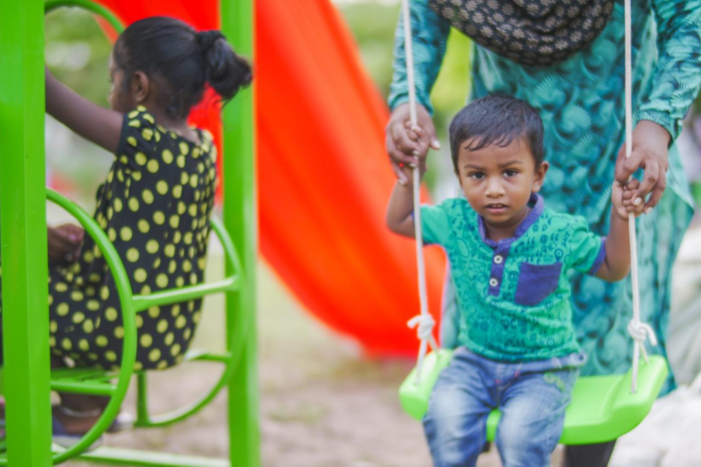 BML supports building children's park through ''Aharenge Bank'' community fund