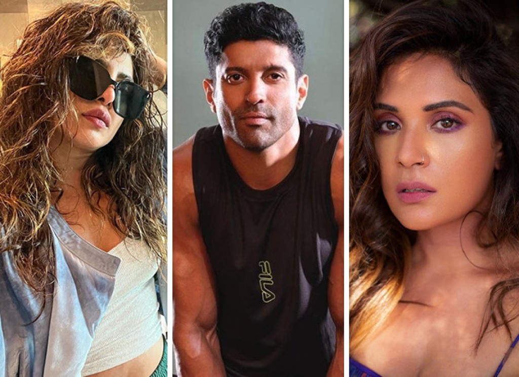 Priyanka Chopra, Farhan Akhtar, Ridha Chadhaa adhi ehenihen mash-hooru faraaiththakun sentu ishthihaarakah faadu kiyaifi