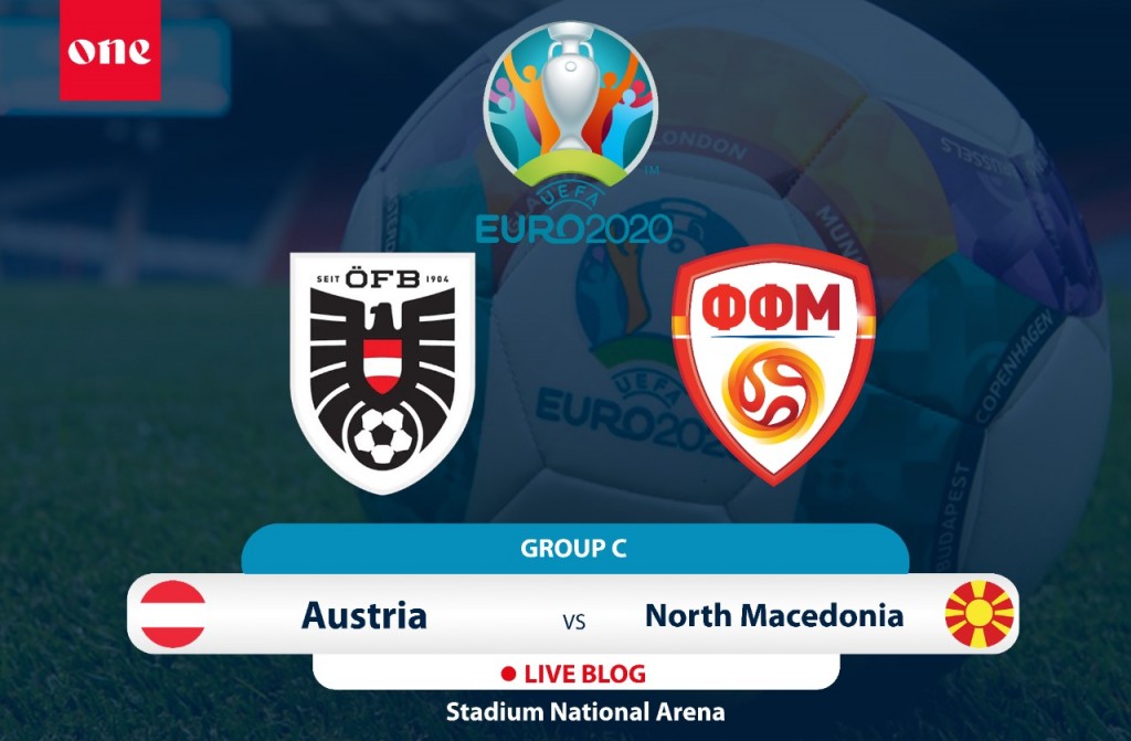 EURO 2020: North Macedonia 1-3 Austria