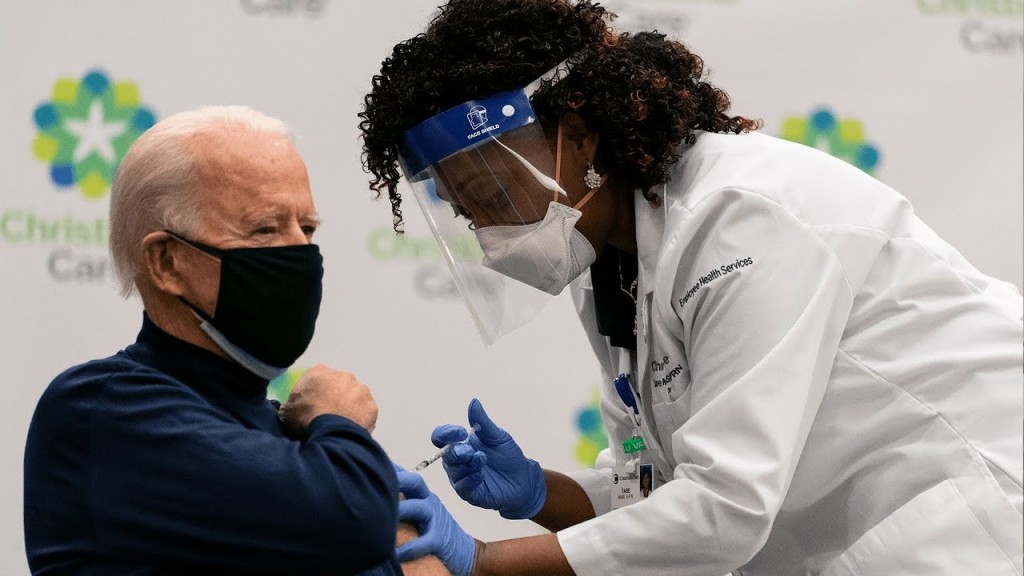 Joe Biden live tv kurimathee Covid vaccine jahssavaifi