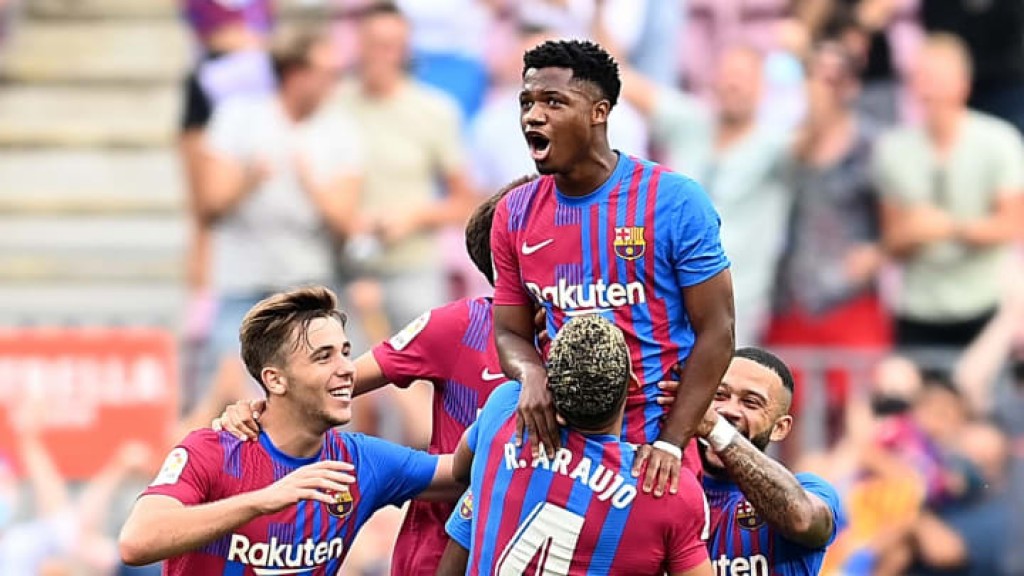Ansu Fati enburi aiss, 10 number jersey gai vidhaalaifi
