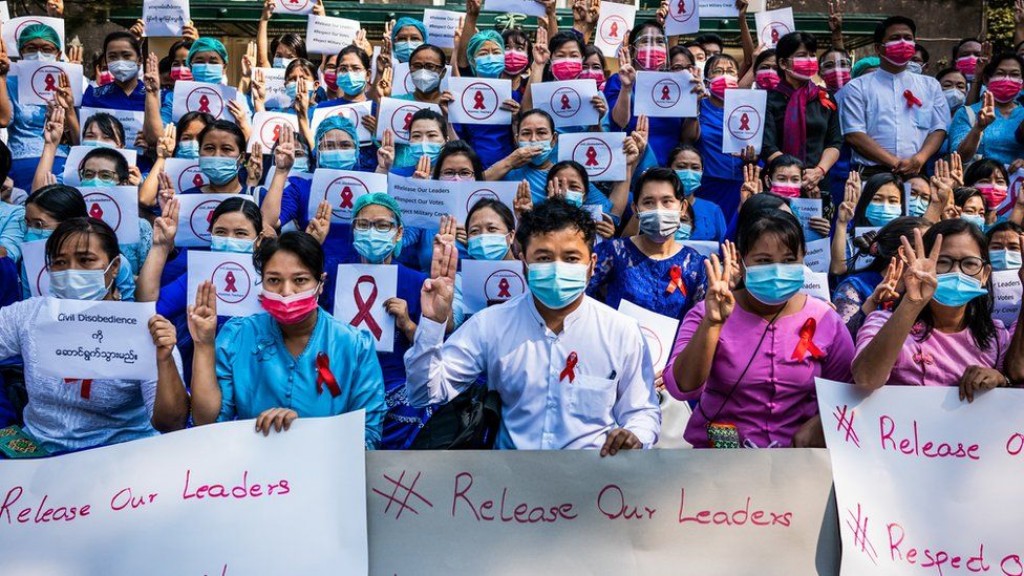 Myanmar bagaavaaiy: Askariyyaa aa dhekolhah teacherunaai health care workers madhanee basneyhumakah!
