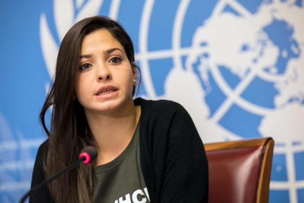 Refugee Yusra Mardini Syria ge dhaahilee hanguraamain salaamaiyve Tokyo olympics gai