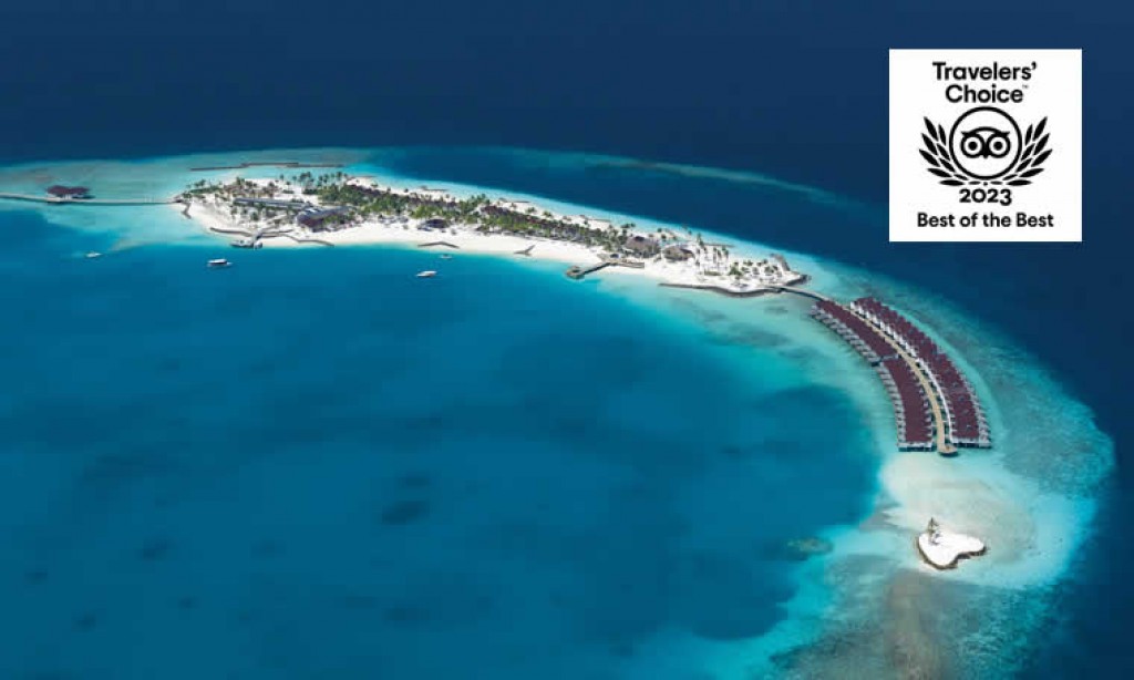 Dhuniyeyge enme furihama aa hotel ge award Raajjeyge Lobigili resort ah