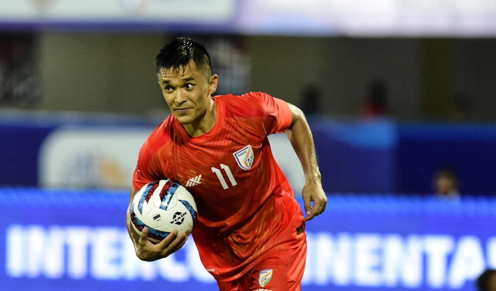 Intercontinental cup: Chhetri ge goal in India final ah, ufaa faalhu kuramun dhinee messega eh!