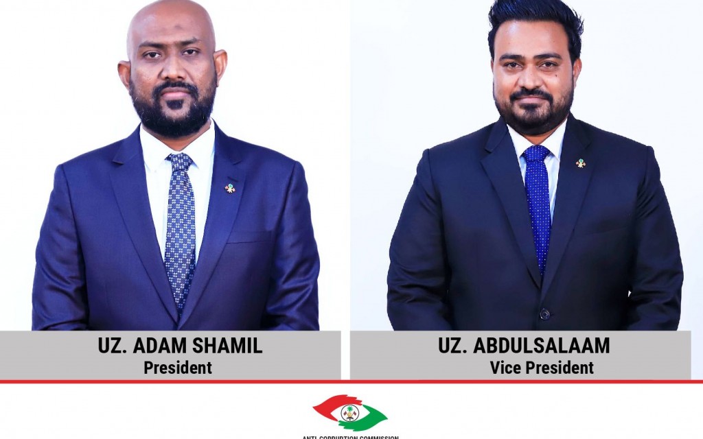 ACC ge Raees ge magaamah Adam Shamil adhi Naibu Raees ge magaamah Abdul Salaam ayyan koffi