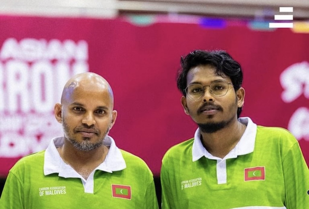 Asian Carrom Championship: Nazim aai Azmeen ge doubles pair ah rihi medal