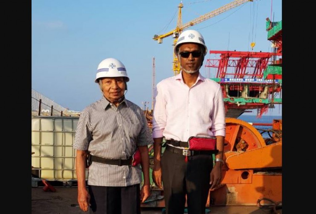 Maumoon ge aris Umaru Zahir ge thaaeedhu Muizzu ah