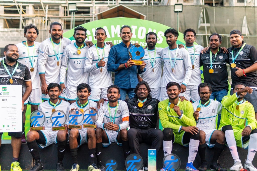 Tekkers resort cup mi mahu 14 gai, furathama mubaaraaiyy Kadinma Maldives gai