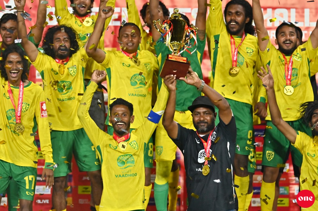 ވަން ފޮޓޯ: ގޯލްޑަން ފުޓްސަލް ޗެލެންޖް 2025ގެ ފޯރިގަދަ ޒޯން ފައިނަލްތައް