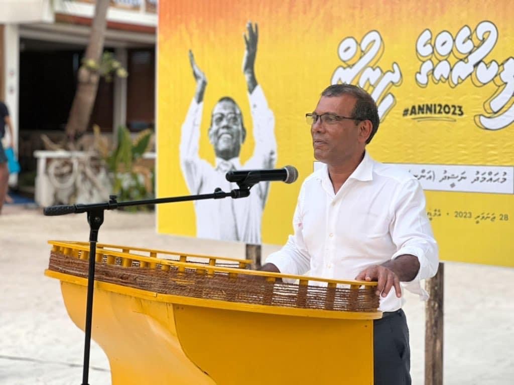 Siyaasee magaamu thakugai thibevvi beyfulhun Raees Solih dhookurahvai alhuganduge athugai hihpavaa: Nasheed