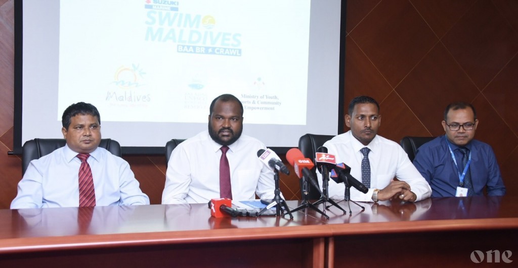 43 kilometer long distance swim marathon to promote tourism in Maldives