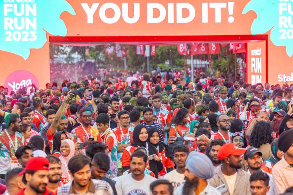 Ooredoo fun run December 20 gai, registry vumah hulhuvaalaifi