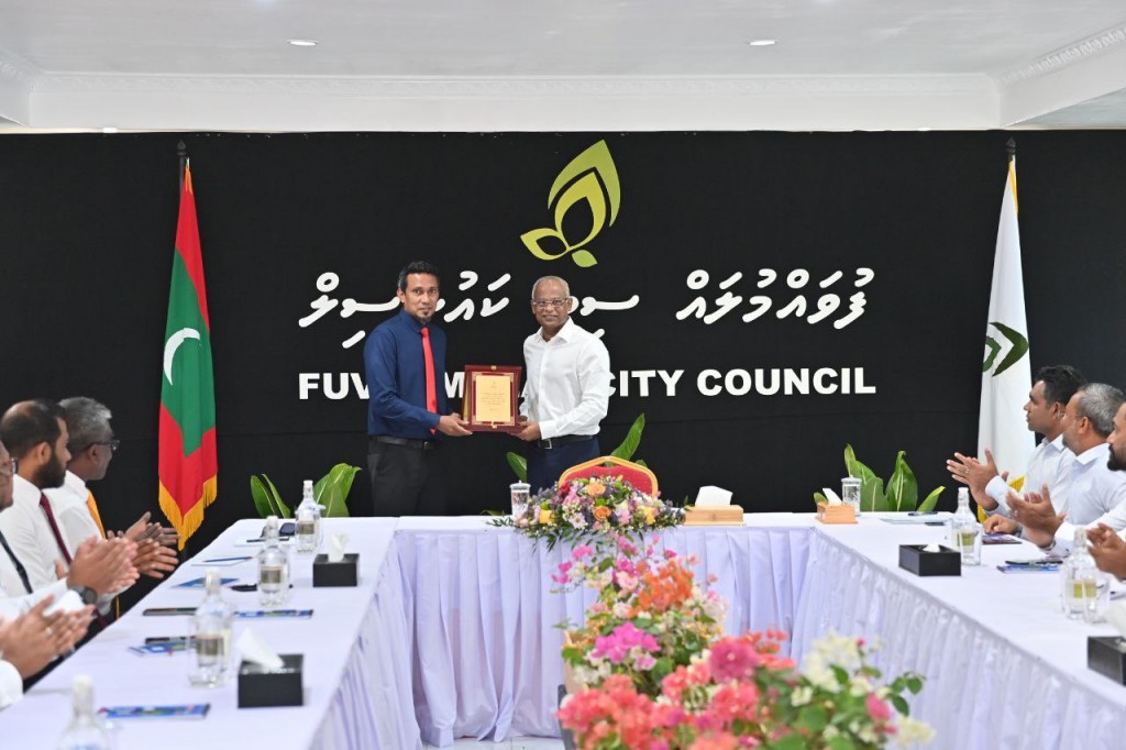 Fuvahmulakuge gina kankamah hallu hoahdhavaidhevvaafaivaakan faahagakoh, Raees ah haassa shukureh