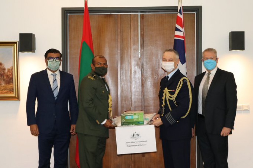 Australia in Raajje ah 1.8 million rufiyaa ge PPE hadhiyaa koffi