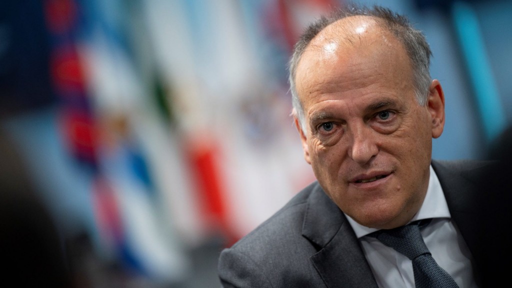 Barcelona in La Liga raees Tebas ge isthiufaa ah govaalaifi