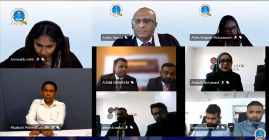 Raees Yaameen ge account thakugai huri faisaa aa behey dhe massalaeh mihaaruves dhanee thahugeehu kuramun: Fuluhun