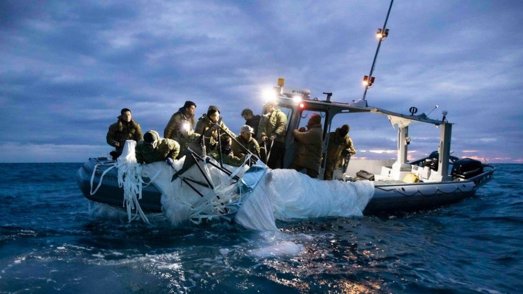 US Navy releases first photos of China balloon debris