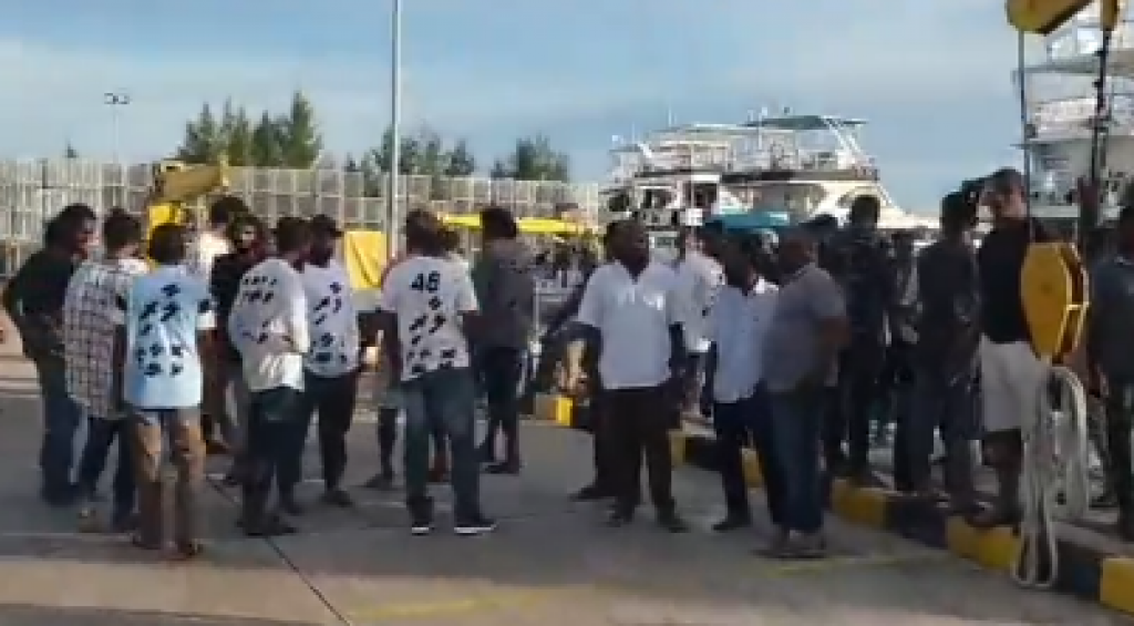 Muzaaharaa aa gulhigen Addu fisheries complex ge operation medhukandaa laifi