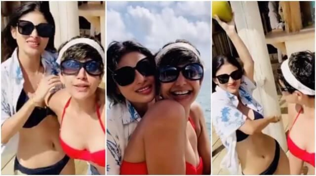 Mouni aai Mandira rajjeygai, dhe tharinge social media raahjjeyge reethi manzaru thakun furaalaifi