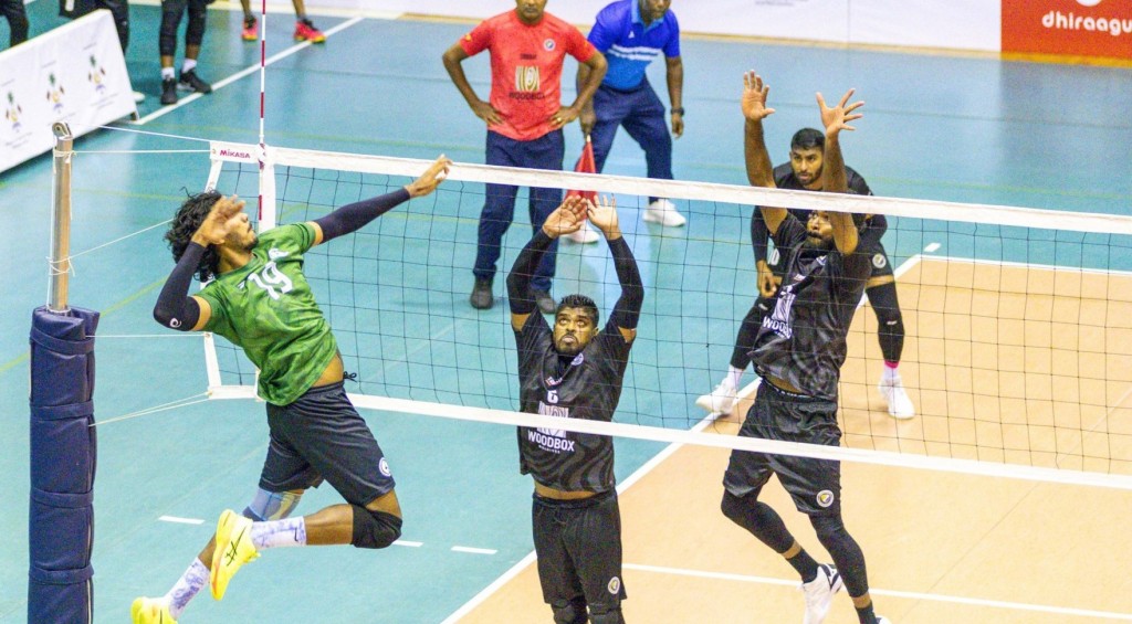 Volleyball championship ge final gai HDC aa dhekolhah nukunnaanee Sifain