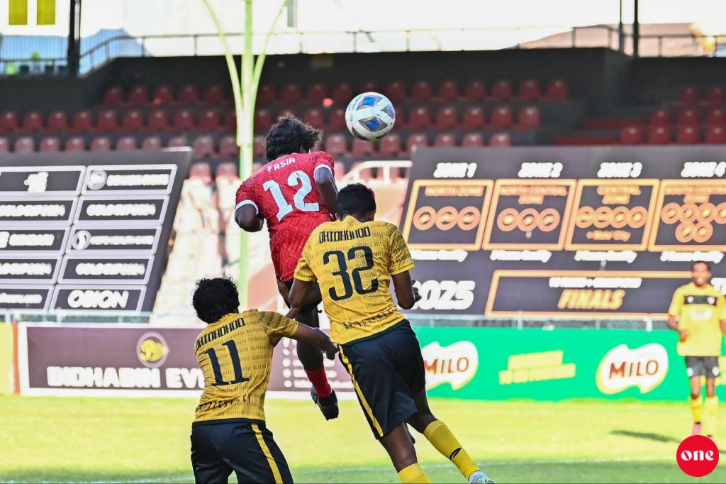 One Photo: Gold Cup 2024 gai Eydhafuttaai Dhiddhoo bahddhalukuri match