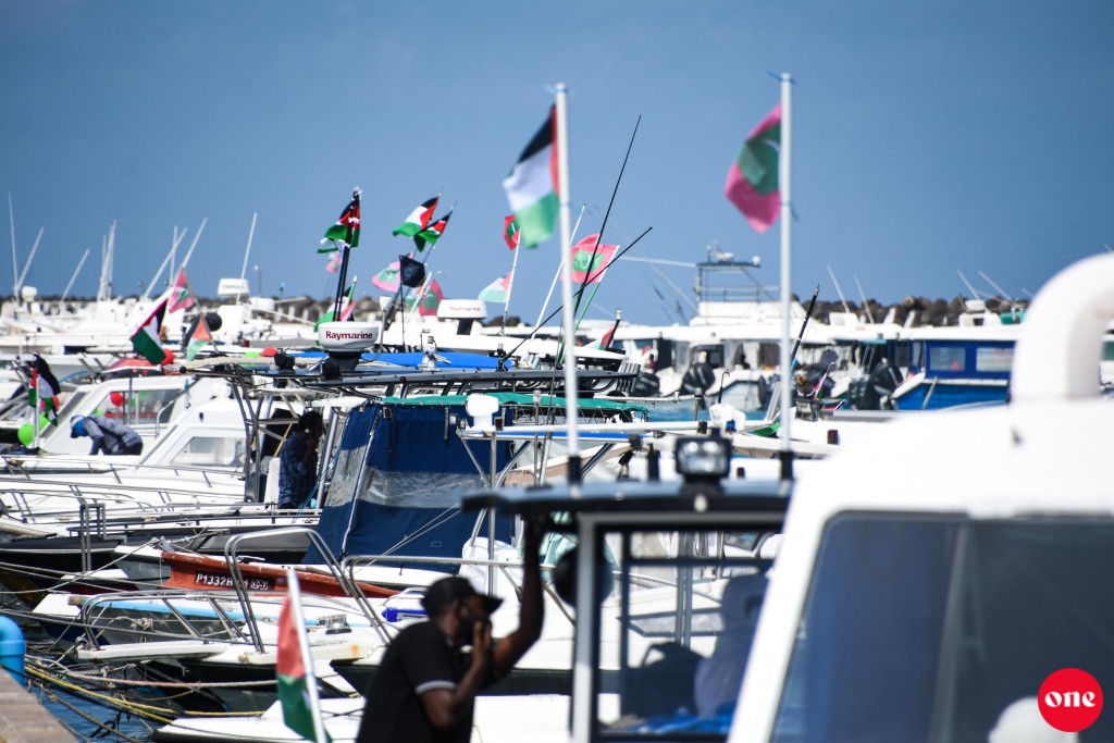 #OnePhoto: Palestine ge kulainn Male' ge malamathi ''furaalaifi''!