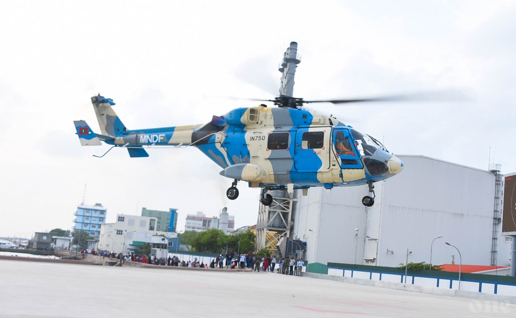 Helicopter aai Dornier dhuvvan Raajjey pilot in thamreenu vefai ebathibi, adhives thamreenu beynun vey: Mariya