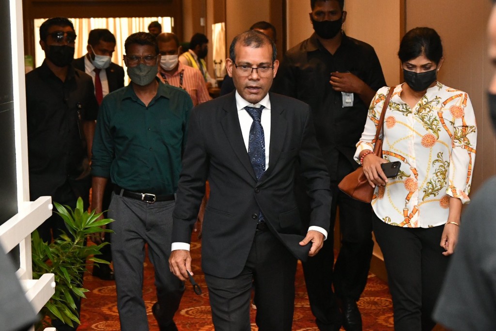 President Nasheed returns back to the Maldives