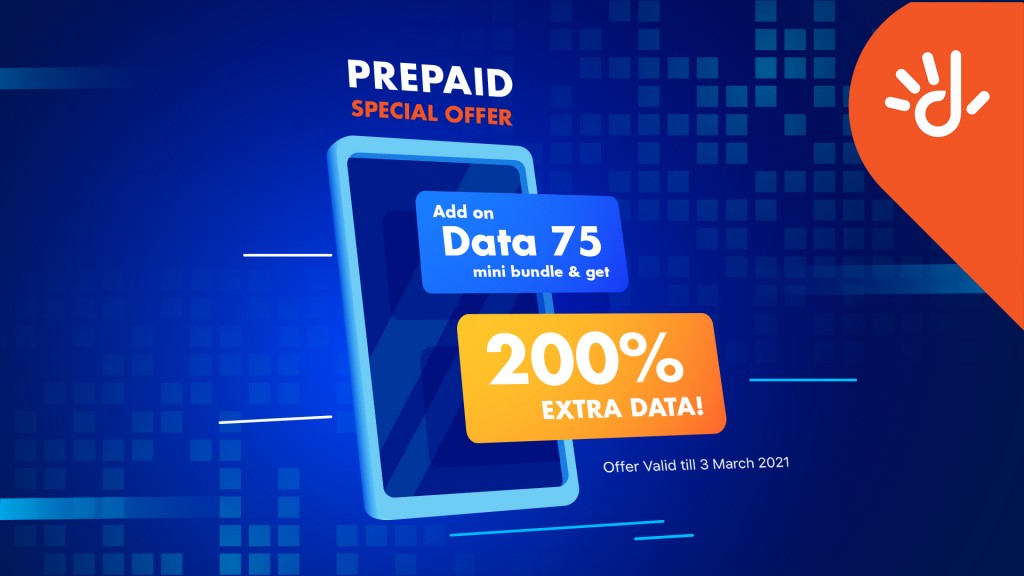 Dhiraagu prepaid 75 mini data bundle eh activate kohgen 200% ithuru data