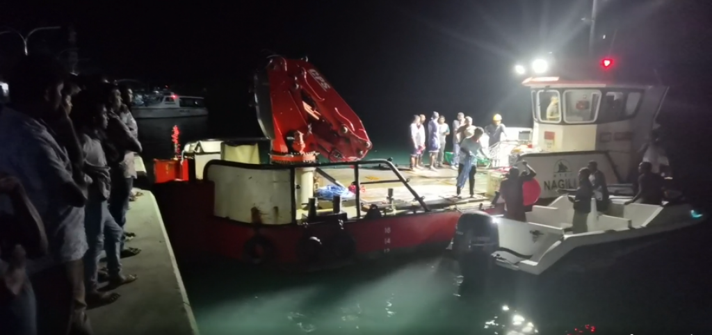 Dhihdhoo launch accident gai aniyaa vi dhe meehakah adhives faruvaa dhenee