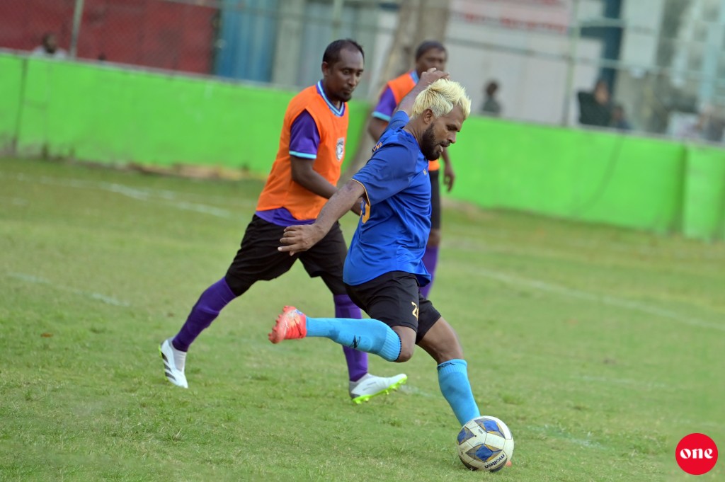 Shimaaz ge 4 goal in champion Hulhumale Veterans ah bodu molheh
