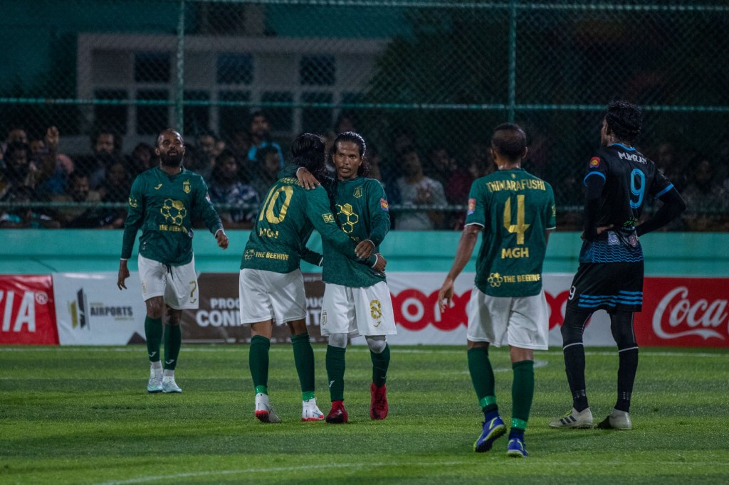 Fahathun arai champion Thimarafushi quarter ah, Kudahuvadhoo aai Maalegan adhi Eydhafushives quarter ah