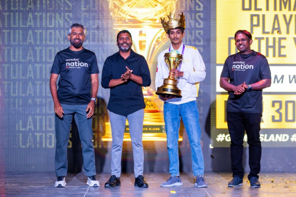 Aguhuri inaamuthakaaeku Ooredoo Nation Gamers Land ninmaalaifi