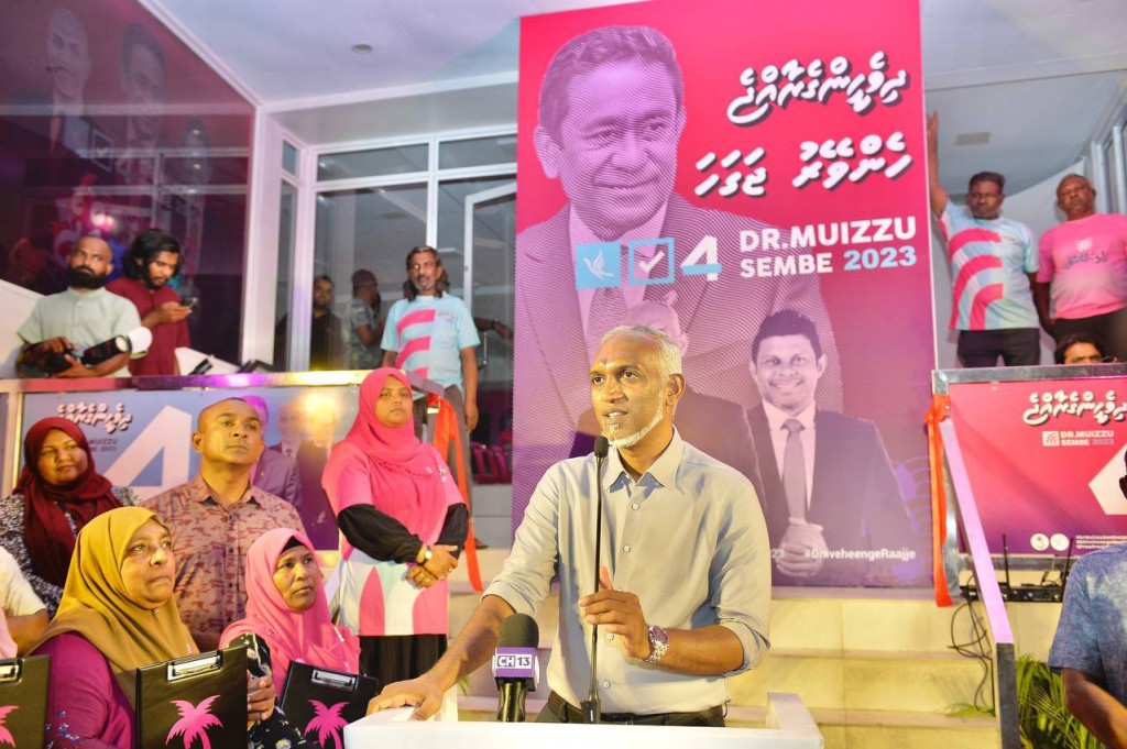 Vote ah dhey faisaa kolhahvure isskuranvee gaumu: Muizzu
