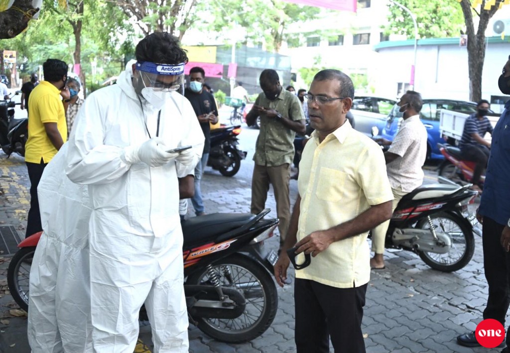 ID card number handhumafulhu neikamah vidhaalhuve Raees Nasheed Covid test hadhan sample eh nudhehvvi