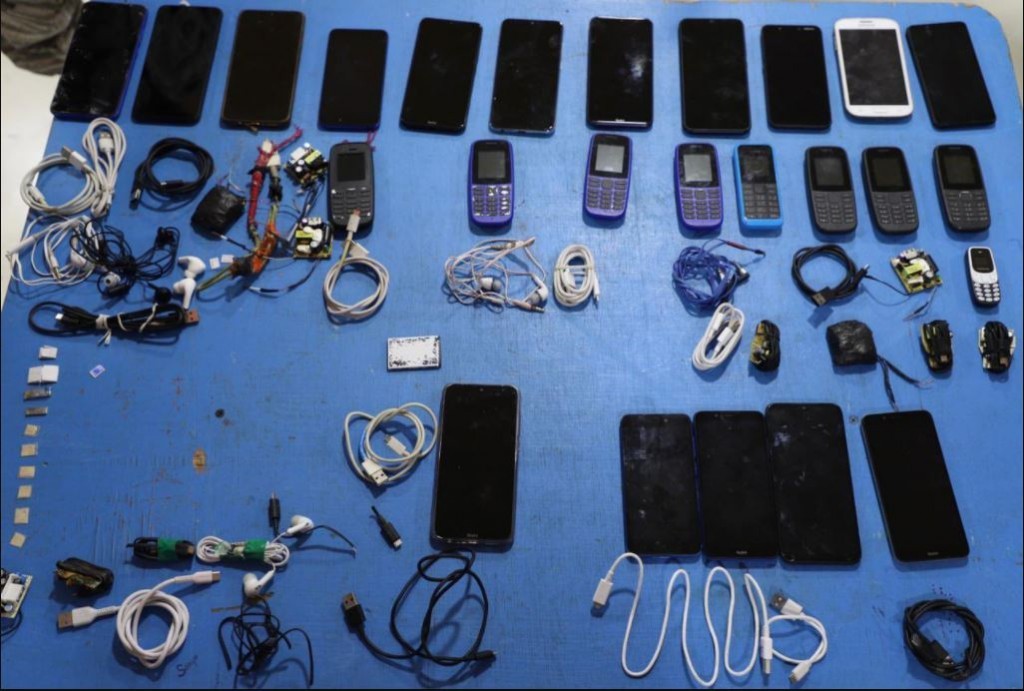 Series of operations to stop contraband smuggled in to prisons