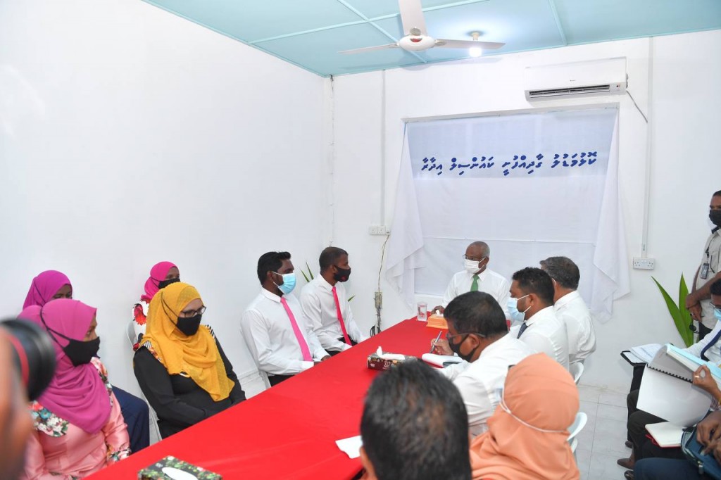 Gaadhihfushi bimuge dhathikan hallukohdhinumah Raees ge arihun edhefi