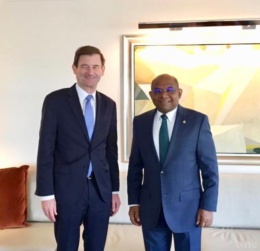 Foreign Minister discusses counter-terrorism and Maldivian democracy US