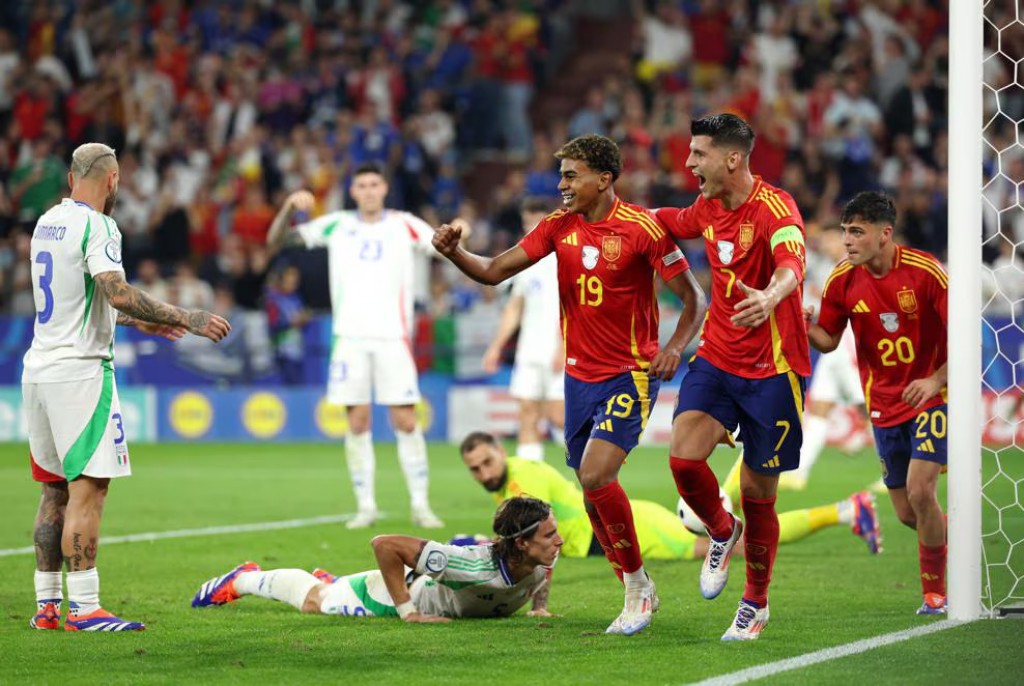 Italy ah hama neyvaehves liyanudhee, Spain 1 vanaigai gadha 16 ah