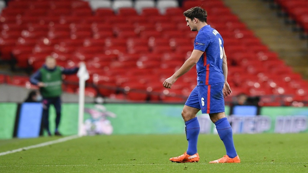 England Denmark aiyy dhashu vejje, Maguire ah ratheh