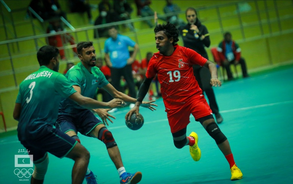 Handball ge target akee medal: Emme bodu hiyyhama jehumakee fitness boduthanun rangalhuvun