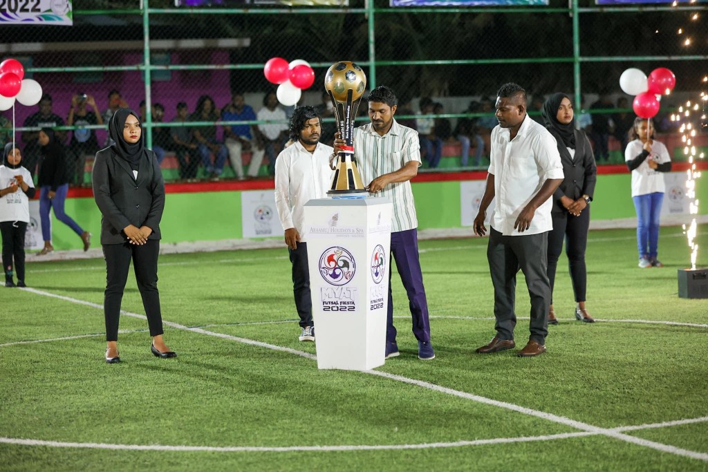 Kulagadha harakaaiyy thakakaa eku Araamu Holidays and Spa MYAT futsal fiesta fashaifi