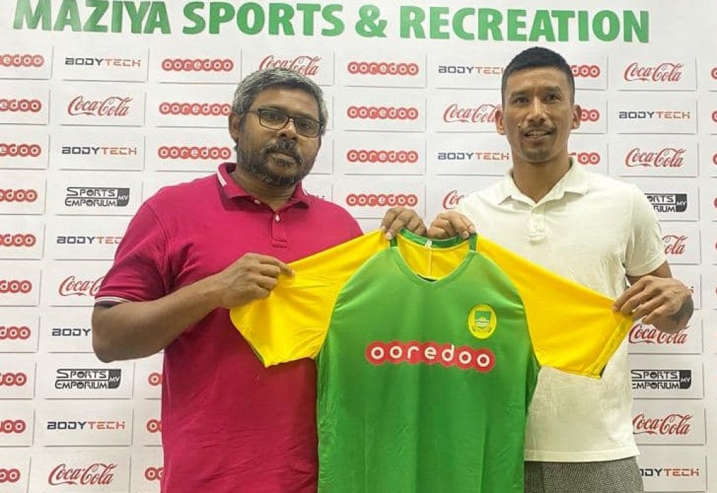 Nepal gaumee team ge 1 number goalkeeper Kiran Maziya ah