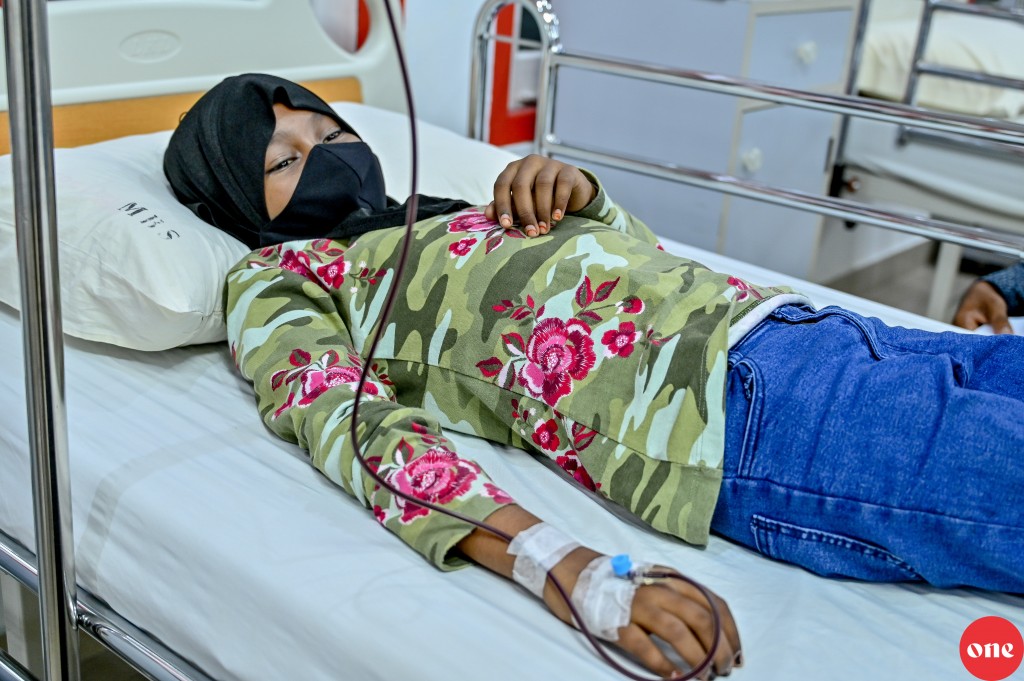 Ahareh therey 5 kujjakah bone marrow transplant hedheyne inthizaamu hamajassai, Thalassemia ah haassa hopital eh hadhanee