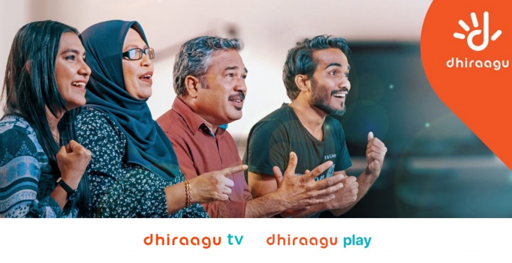 Dhiraagu TV aai Dhiraagu Play in Euro ge match thah beleyne