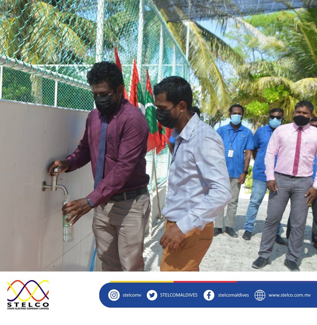 Gaafaru fen plant in fen dhookuran fashaifi, konme rayyithakah dhuvaalaku 20 liter hiley
